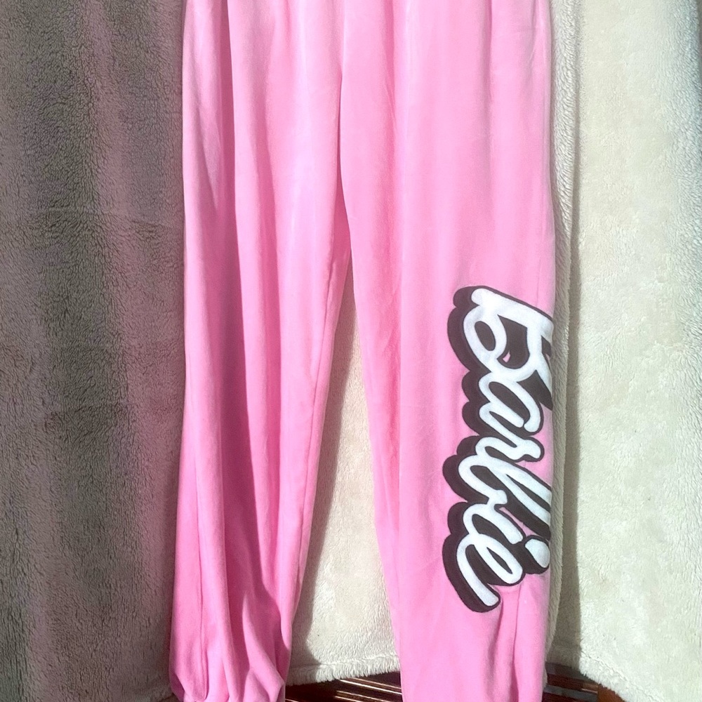 Barbie velour sweatpants